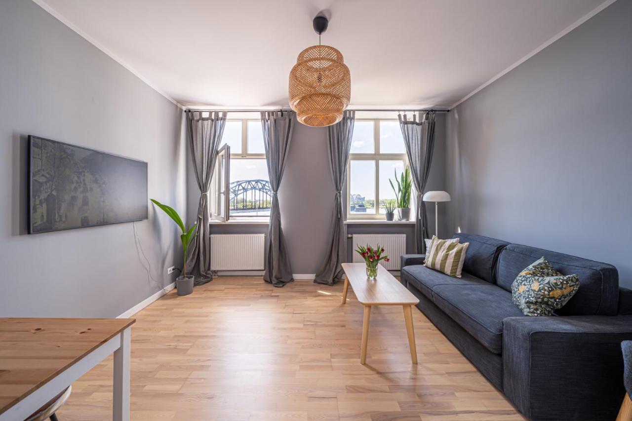 ריגה Cosy Studio With River View מראה חיצוני תמונה